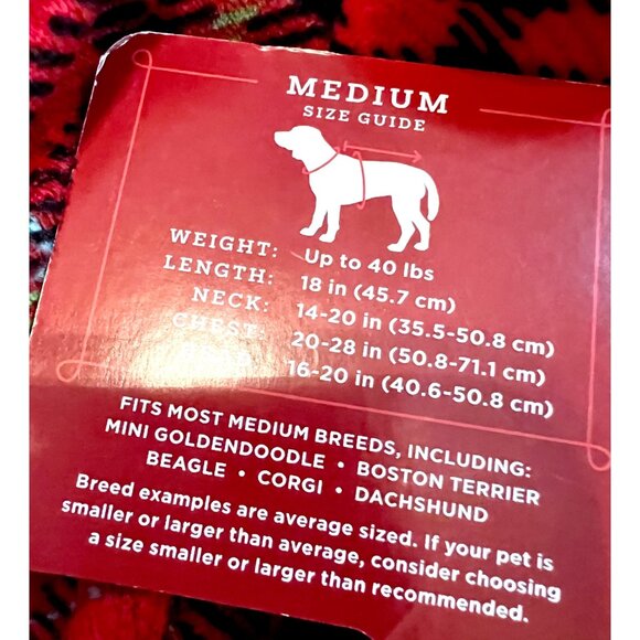 Wondershop Medium Pet Dog Pajamas NWOT - Picture 4 of 4